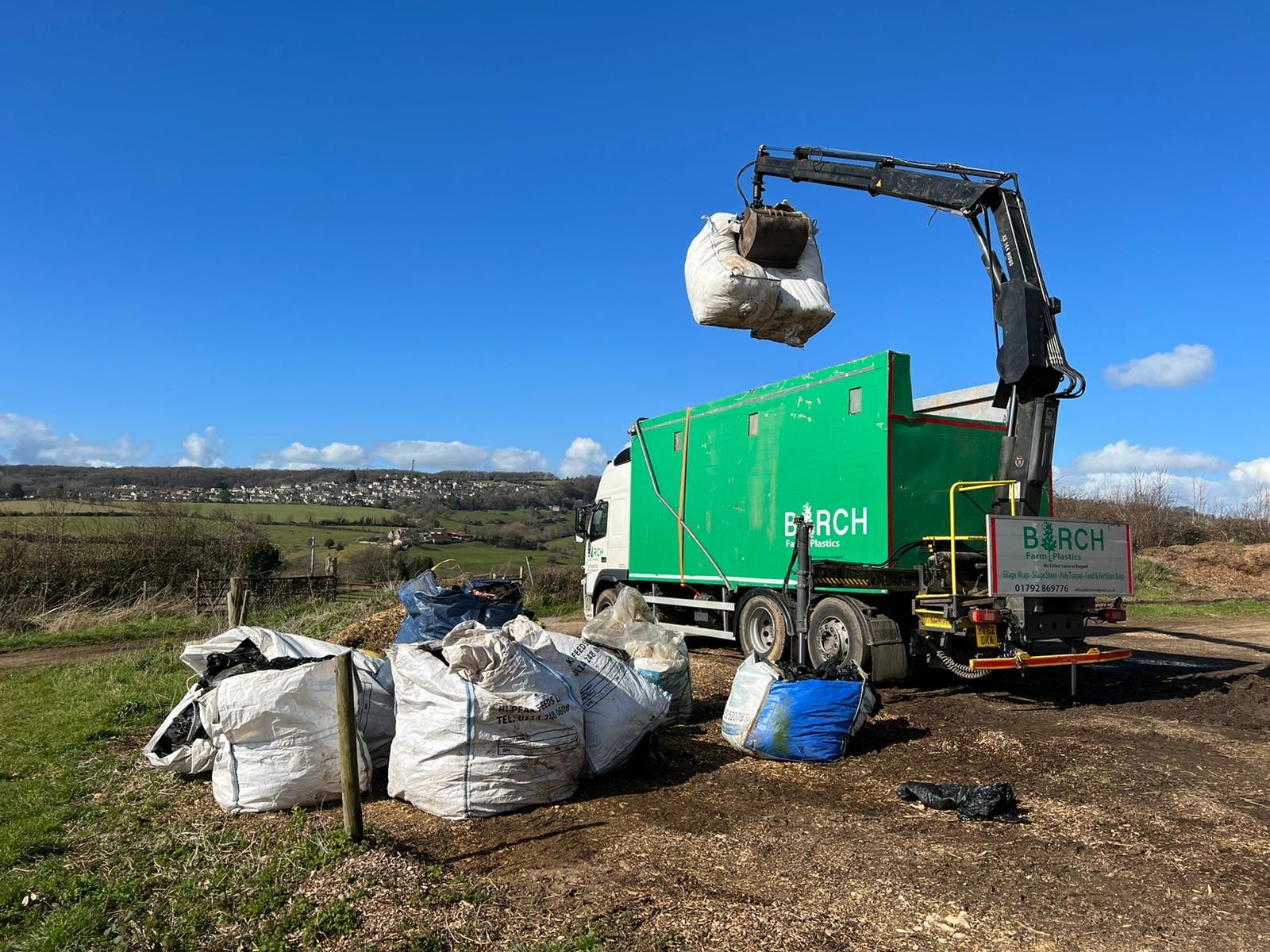 Farm Plastic Collection Agricultural Waste Storage Options | Birch Farm Plastics